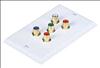 APPROVED VENDOR , Audio Video Wall Plate 5 RCA White