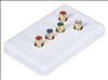 APPROVED VENDOR , Audio Video Wall Plate 5 RCA White
