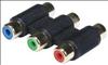 APPROVED VENDOR , Cable Coupler 3 RCA Color Coded