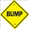 LYLE , D9608 Sign BUMP Diamond Grade Blk/Ylw Al 24x24