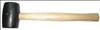 WESTWARD , Rubber Mallet Hickory 16 Oz