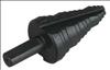 WESTWARD , Step Drill Bit 10 Hole 1/4 to 1-3/8 In