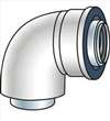 APPROVED VENDOR , Condensing 90 Degree Vent Pipe Elbow