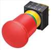 SIEMENS , Pushbtn Non-Ill 1NO/1NC Mushroom 22mm RD