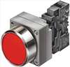 SIEMENS , Pushbtn Non-Ill 1NO/1NC Flush 22mm RD
