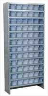 AKRO-MILS , D5551 Shelving Unit H79xW36xD18 w/(72) 4KFC1