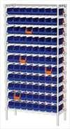 AKRO-MILS , Wire Shelving H74xW36xD14 w/(96) 6GDK3