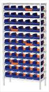 AKRO-MILS , Wire Shelving H74xW36xD14 w/(60) 6GDK4