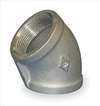 APPROVED VENDOR , Elbow 45 Deg 1/4 In Threaded 316 SS