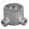 APPLETON ELECTRIC , Conduit Outlet Box HazLoc L 3/4 Hub Alum