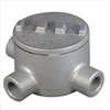APPLETON ELECTRIC , Conduit Outlet Box HazLoc T 3/4 Hub Iron