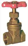 APPROVED VENDOR , Gate Valve Brass 1/4In FNPT Non-Rising