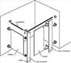 APPROVED VENDOR , Bathroom Partition Add On Almond