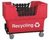 APPROVED VENDOR , F0177 Basket Truck Recycling Cap 1100 Lb Red