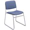 KFI, F5377 Stack Chair Armless Fabric Blue