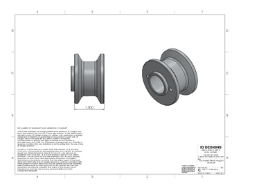 IDD 11-1706 OIL PUMP DRIVE PULLEY SPACER