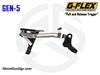 G-FLEX GLOCK REFLEX "PULL AND RELEASE" TRIGGER - GEN 5 BINARY RESET GLOCK 17, 19, 22, 23, 26, 27, 19X, 45, 47, 31, 32, and 33 697273166436