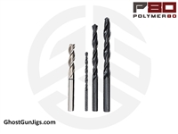 POLYMER80 AR-15 80% LOWER DRILL BIT AND END MILL KIT - P80-DBEM-KIT