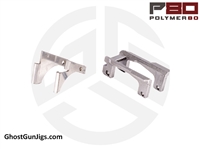 POLYMER80 PF-SERIES FRAME RAIL KIT 80% LOWER RECEIVER PF45 XL G20 SF / G21 SF FITMENT P80-BK45-BLK - GLOCK 20 GLOCK 21 45ACP P80-PF45-BLK P80-BK45-BLK P80-PF45-LBRS-RRM