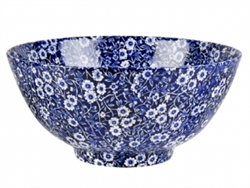 Blue Calico 11 inch Chinese Bowl