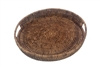 Small Round Rattan Tray