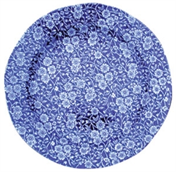 Blue Calico 10 inch Dinner Plate