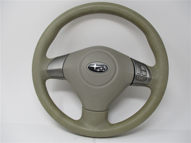 2008 to 2013 Beige Subaru Impreza & Forester Steering Wheel  34312AG101JC