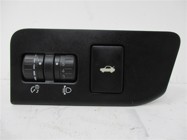 2013 to 2016 Subaru BRZ Dimmer, Fog & Trunk Switch Panel Complete 83472CA020