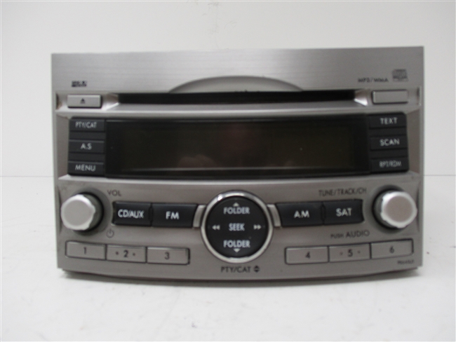 2010 to 2012 Subaru Legacy & Outback Stereo Deck 86201AJ64A PE6454U1