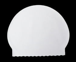 latex swim cap for drawing the brain