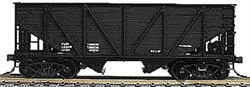 Accurail 2797 HO 55-Ton Wood Side Twin Hopper Data Only Black