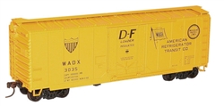 Accurail 3125 HO AAR 40' Plug-Door Boxcar Kit American Refrigerator Transit WADX #3035 ART WAB & MP Logos