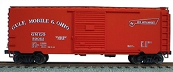 Accurail 34321 HO 40' PS-1 Steel Boxcar Kit Gulf Mobile & Ohio #59063 DF Appliances Marking
