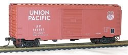 Accurail 3454 HO 40' PS-1 Steel Boxcar Kit Union Pacific #126507 Boxcar Red White Overland Logo
