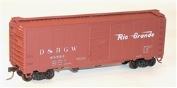 Accurail 35391 HO AAR 40' Single-Door Steel Boxcar Kit Denver & Rio Grande Western