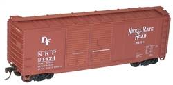 Accurail 3636 HO AAR 40' Double-Door Boxcar Kit Nickel Plate Road NKP