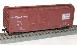 Accurail 3637 HO AAR 40' Double-Door Boxcar Kit Central of Georgia CofG Rectangle Logo Right Way Slogan