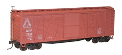 Accurail 4324 HO 40' Single-Sheathed Wood Boxcar w/Wood Doors & Steel Ends Kit Richmond Fredericksburg & Potomac Triangle Logo