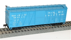 Accurail 4326 HO 40' Single-Sheathed Wood Boxcar w/Wood Doors & Steel Ends Kit Southern Pacific SP