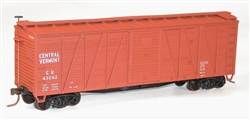 Accurail 4511 HO 40' Single-Sheathed Wood Boxcar w/Steel Doors & Ends Kit Central Vermont