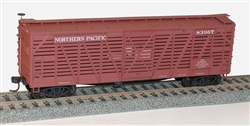 Accurail 47301 HO 40' Wood Stock Car Kit Northern Pacific #83967