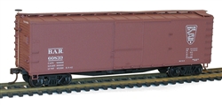 Accurail 4744 HO 40' Wood Stock Car Kit Chicago Burlington & Quincy Red