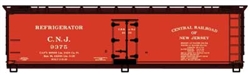 Accurail 4854 HO 40' Wood Reefer Kit Central Railroad of New Jersey 9375