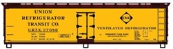 Accurail 4858 HO 40' Wood Reefer Kit Erie URTX Early Scheme