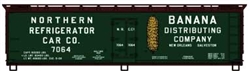 Accurail 4906 HO Early 40' Wood Reefer Kit Northern Refrigerator Car 7064 Banana Dist. Green Boxcar Red 112-4906