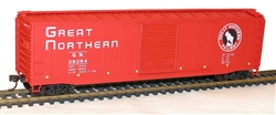 Accurail 5034 HO 50' Single-Door Riveted-Side Boxcar Kit Great Northern #39284 Rocky Silhouette Empire Builder Letterin 112-5034