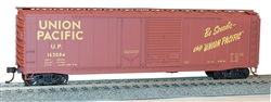 Accurail 5325 HO 50' Welded-Side Combination-Door Boxcar Kit Union Pacific #163084 Boxcar Red Yellow Be Specific Slogan