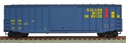Accurail 56211 HO 50' Exterior-Post Plug-Door Boxcar Kit Golden West Service GVSR #767194