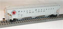 Accurail 6522 HO Pullman-Standard 4750 3-Bay Covered Hopper Kit Great Northern