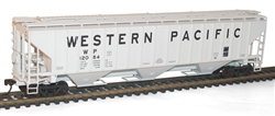 Accurail 6534 HO Pullman-Standard 4750 3-Bay Covered Hopper Kit Western Pacific